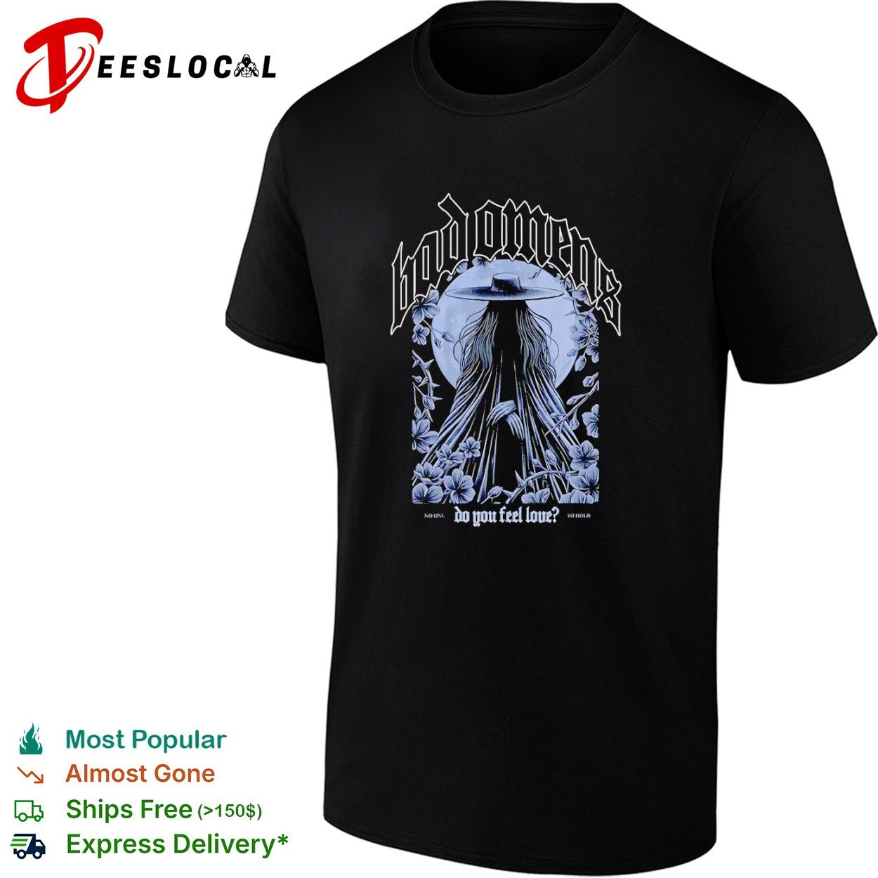 Bad Omens dark figure no one do you feel love to hold shirt
