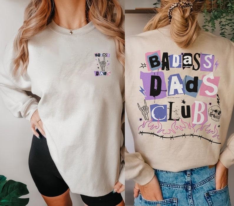 Badass Dads Club Shirt, Fatherhood Shirt, Skeleton Dad Shirt, Fathers Day Shirt, Dad Life Shirt, Cool Dad Shirt, Best Dad...
