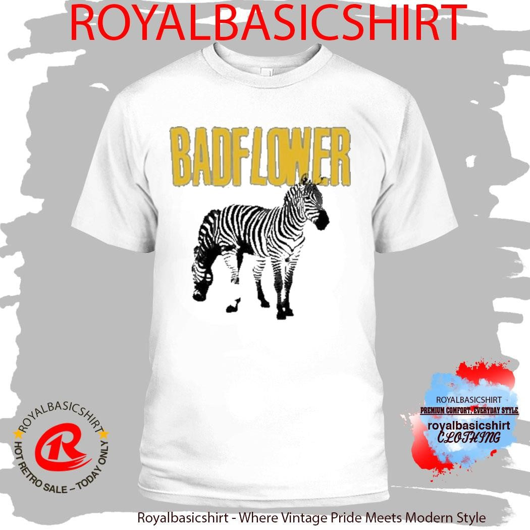 Badflower Zebra Shirt