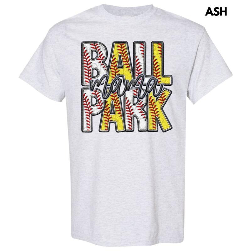 Ball Park Mama Gildan Short Sleeve T-Shirt Hoodie, Sweatshirt | PrintMintTees.com