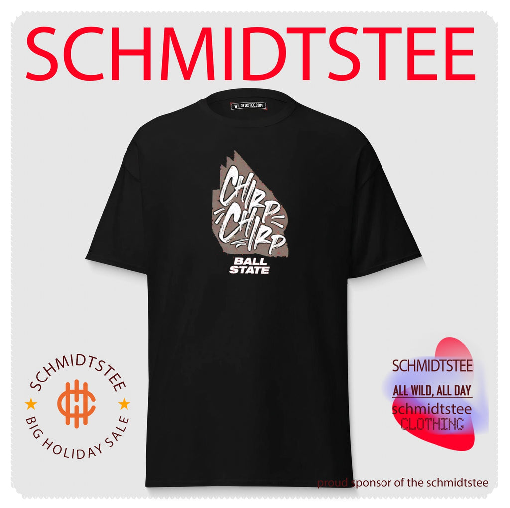Ball State Cardinals Chirp Chirp text shirt