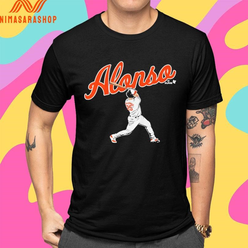 Baltimore Orioles Pete Alonso Baltimore Slugger Swing Shirts