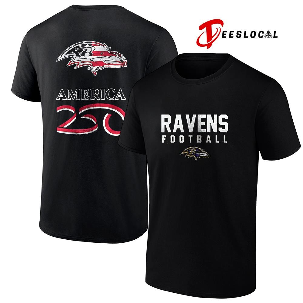 Baltimore Ravens x 250 years of America camo shirt