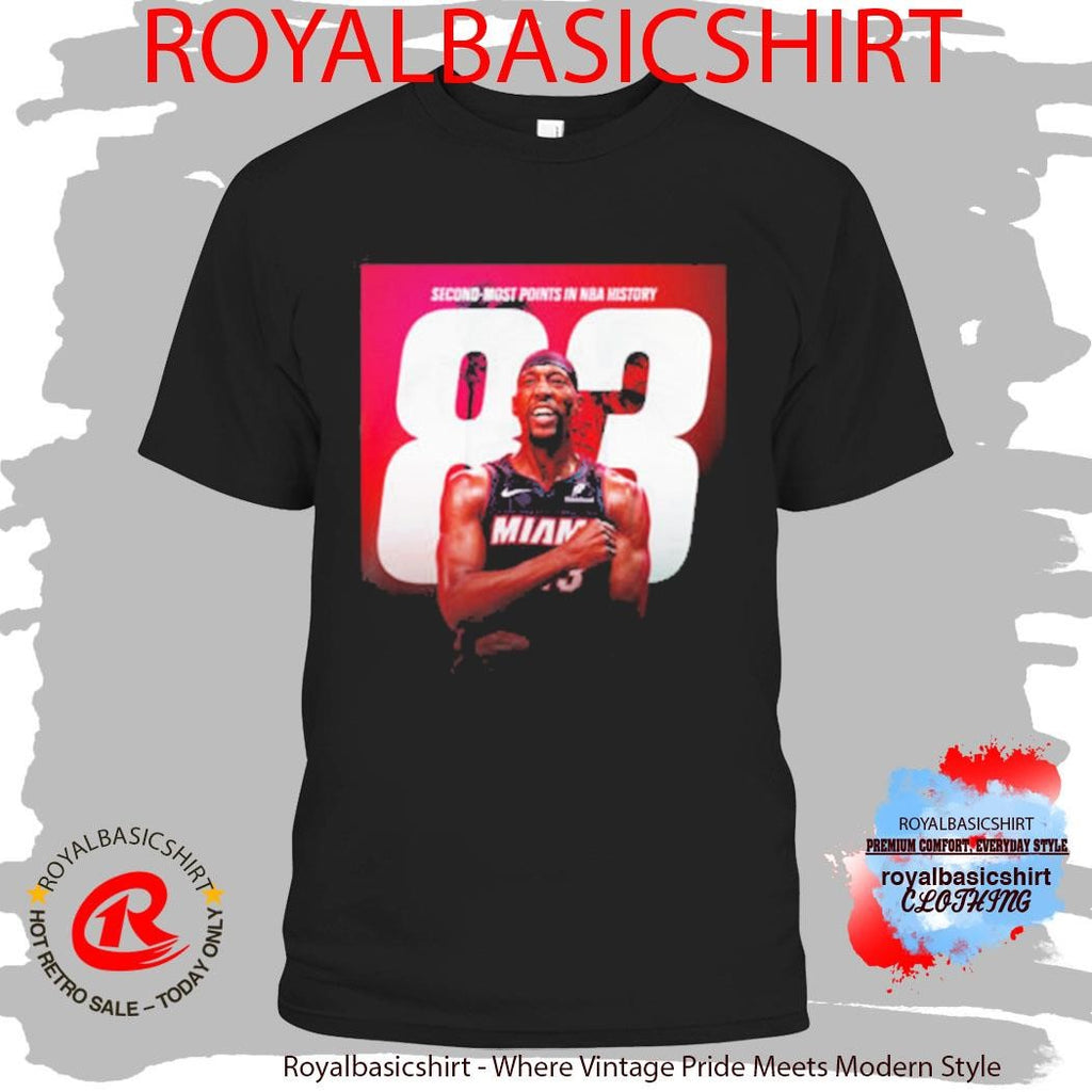 Bam Adebayo Drops 83 Points The Second Most Points In NBA History Shirt