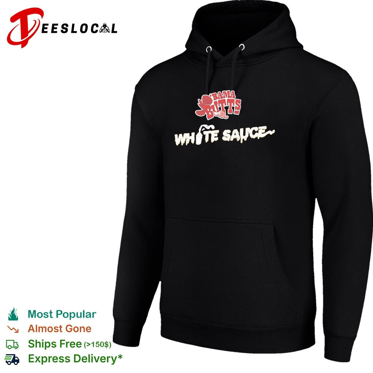 Bama Butts white sauce shirt