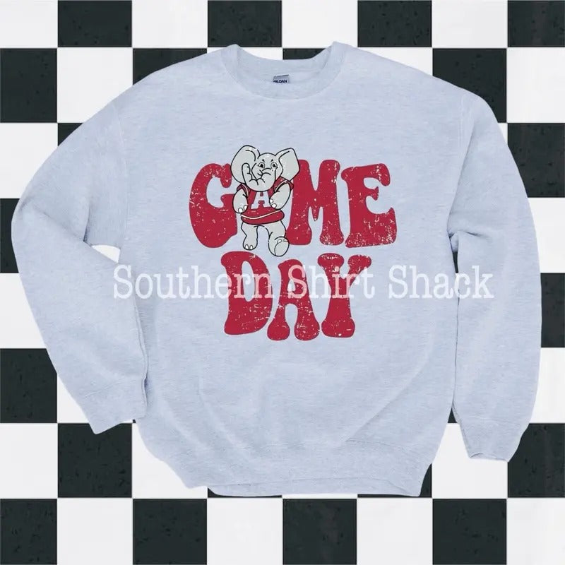 Bama Game Day Roll Tide  Sweatshirt Shirt Hoodie | PrintMintTees.com