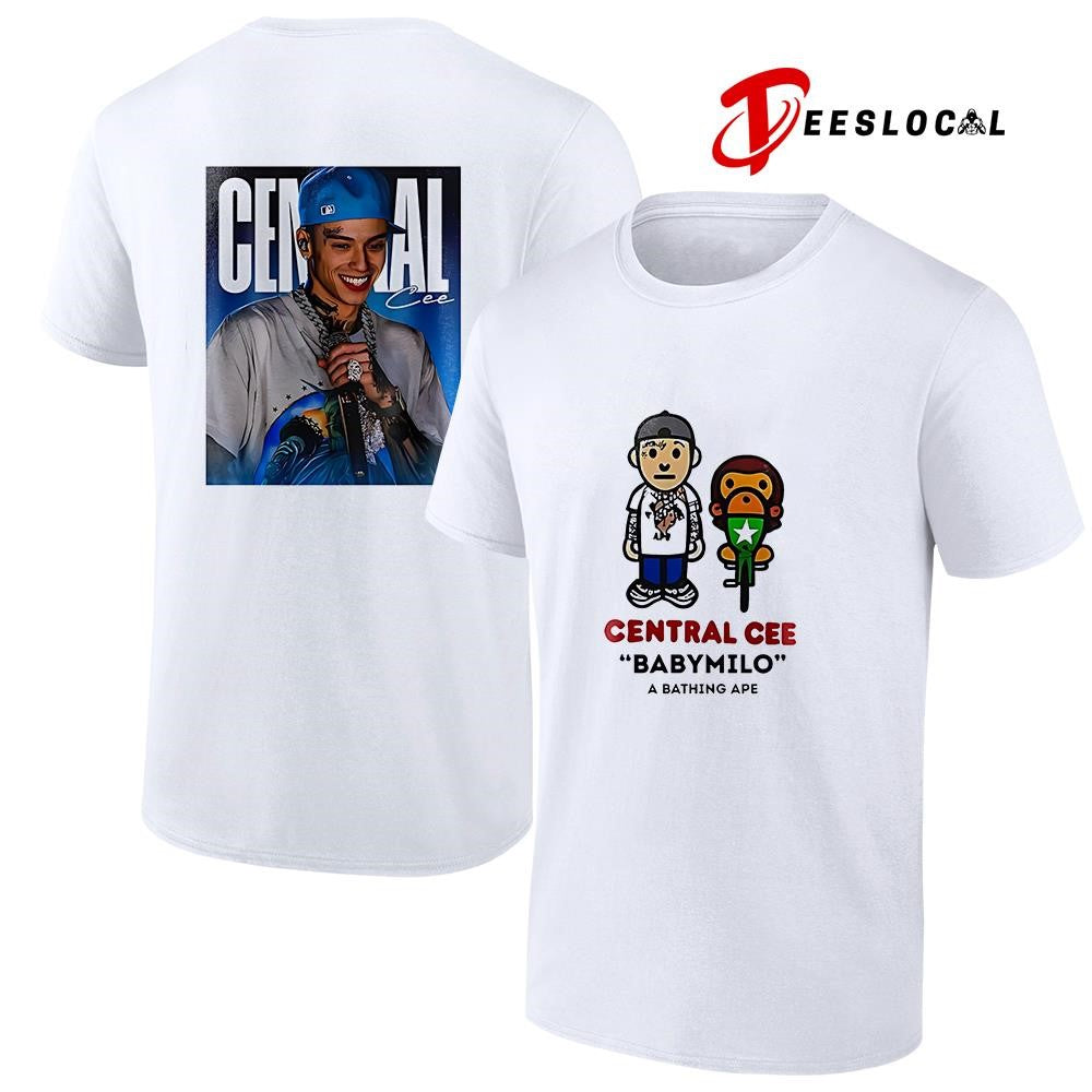 Bape x Spotify x Syna Central Cee Babymilo signature shirt