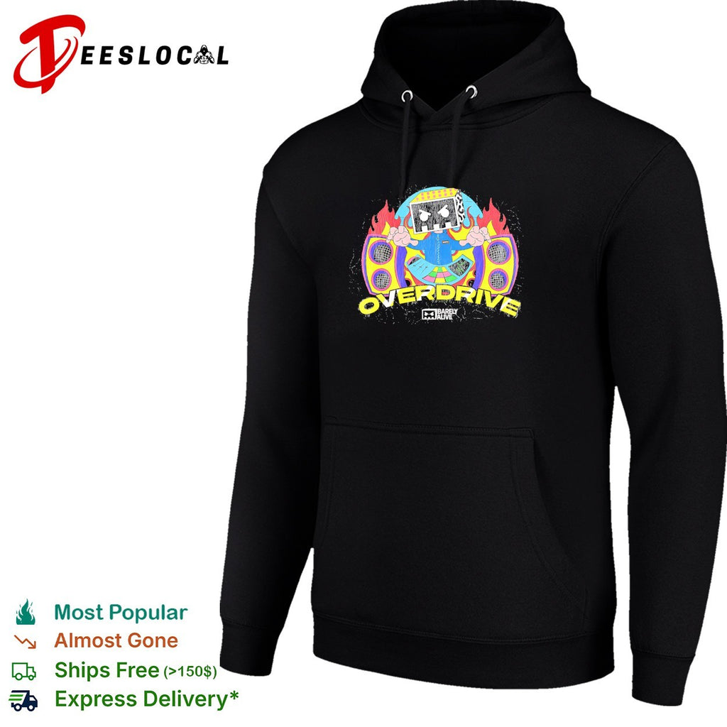 Barely Alive Overdrive DJ robotic head shirt