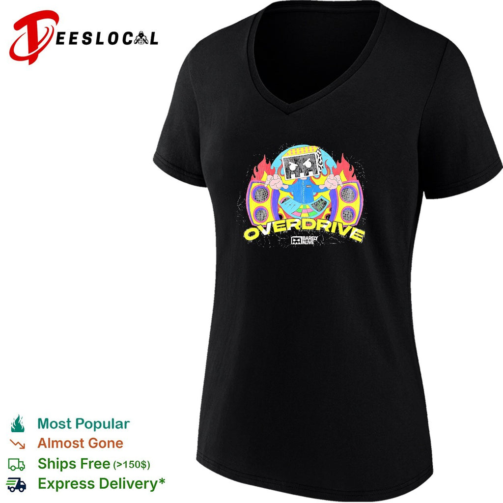 Barely Alive Overdrive DJ robotic head shirt