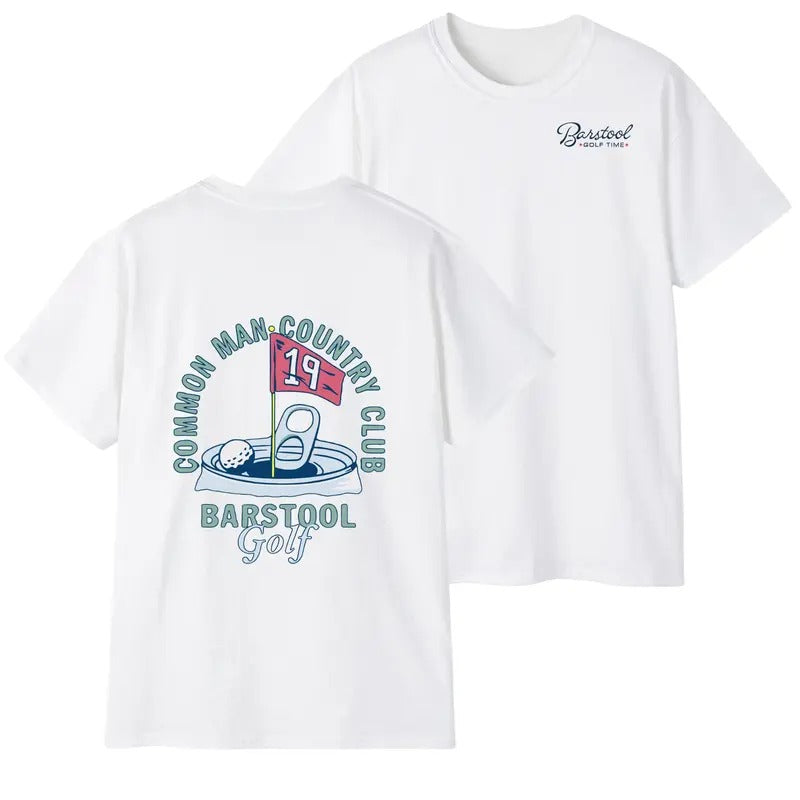 Barst00l Golf Common Man Country Club Fun 19th Hole Golf Casual Golf Lovers Knitwear T-Shirts, Hoodie, Sweatshirt