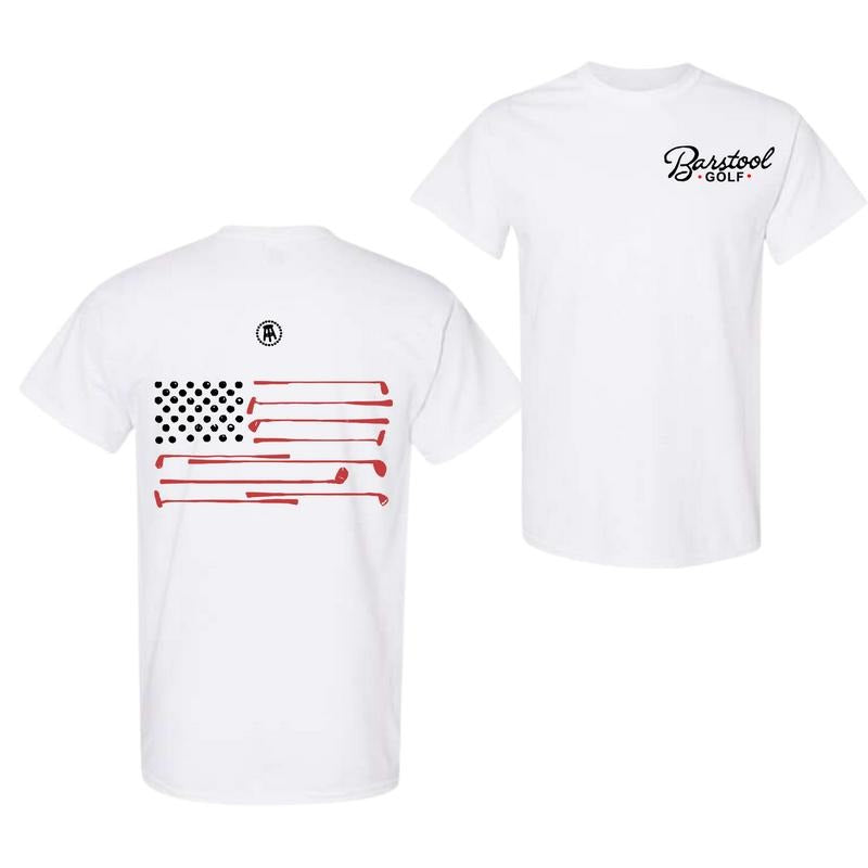 Barstool Golf Flag Pocket 2 Sided Tshirt, Gift For Men, Gift For Women, Full Color, Full Size Classic Cotton Hoodie...