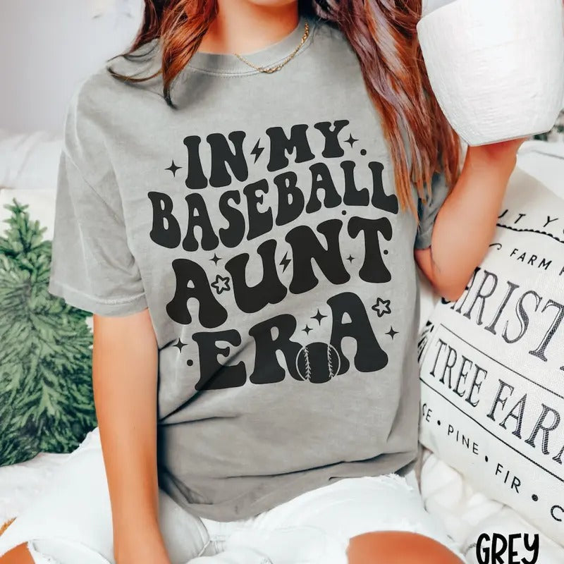Baseball Aunt Shirt, Aunt Baseball Shirt Gift, Game Day Retro Baseball Shirt, Catcher's Aunt Ballpark Shir Hoodie Sweatshirt