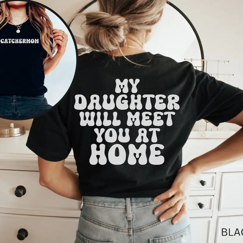 Baseball Catcher's Mom Shirt, Mom Baseball Catcher's Shirt, Gift For Softball Lovers, Game Day TShirt, Retro Softball...