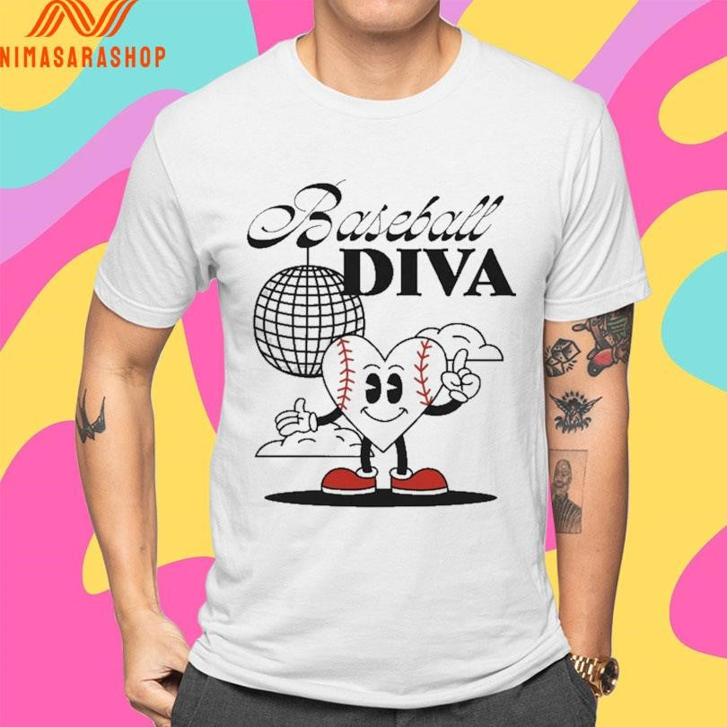 Baseball Diva Heart 2026 Shirts