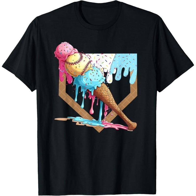 Baseball Drip For men Ice Cream Drip men Baseball T-Shirtstyle{n002}2 Shirt Hoodie Sweatshirt | PrintMintTees.com