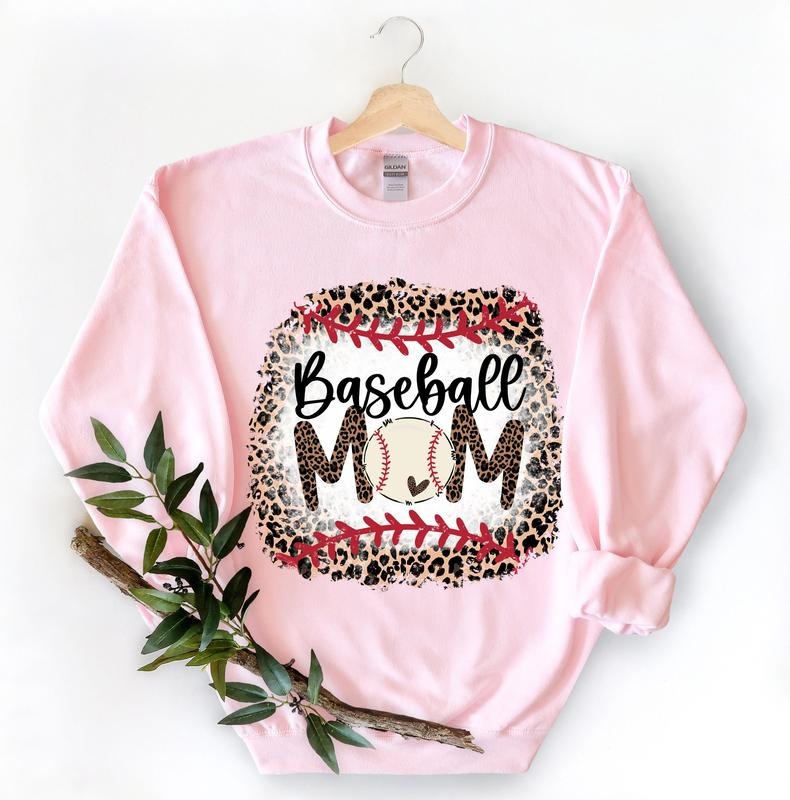 Baseball Mama Sweatshirt, Baseball Mom Shirt Gift, Baseball Shirt For Women, Sports Mom Shirt, Funny Family Baseball...
