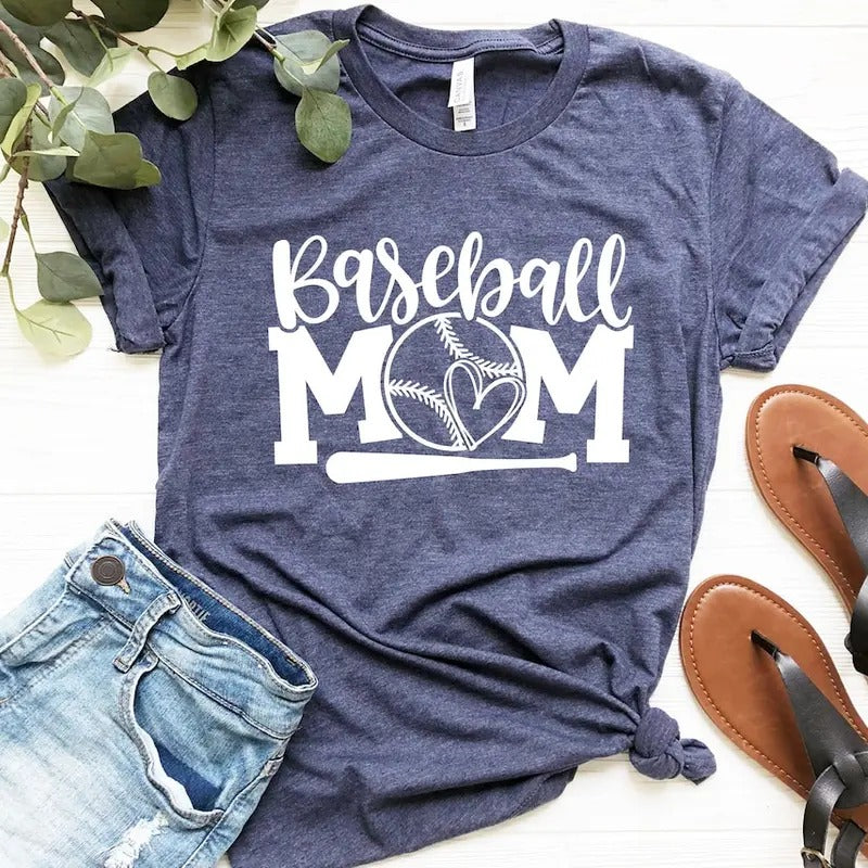 Baseball Mom Shirt, Sports Mom Shirt, Trendy Mom Shirt, Gifts For Mom, Mothers Day Gift Hoodie Sweatshirt | PrintMintTees.com