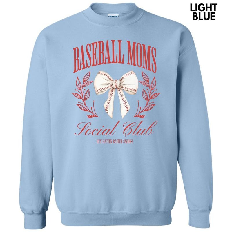 Baseball Moms Social Club 'NLB' Shirt Hoodie Sweatshirt