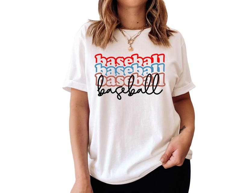 Baseball Shirt, Play Ball Shirt, Baseball Tee, Baseball Mama, Game Day Shirt, Baseball T-Shirt, Gifts For Baseball Fan,...
