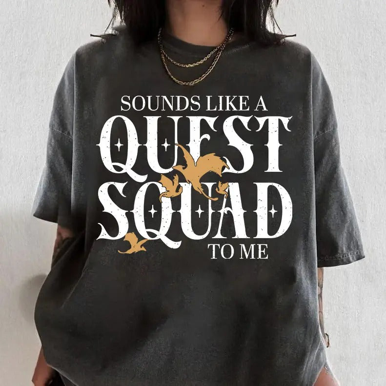 Basgiath War College Comfort Colors Shirt, Fourth Wing Quest Squad Shirt, Dragon Rider Shirt, Rebecca Yarros, Fourth...
