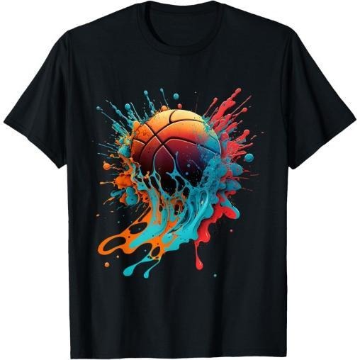 Basketball Splash Baller Basketball Player Team Player T-Shirt Made in USAstyle{n002}2 Hoodie Sweatshirt | PrintMintTees.com