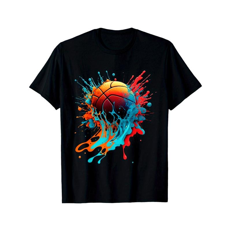 Basketball Splash Baller Basketball Player Team Player T-Shirt made in usa Hoodie Sweatshirt | PrintMintTees.com
