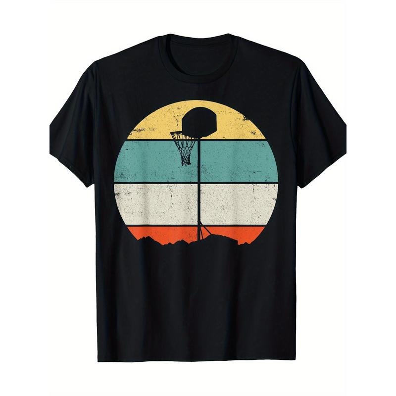 Basketball T-shirt black 100% cotton Made in USA Hoodie Sweatshirt | PrintMintTees.com