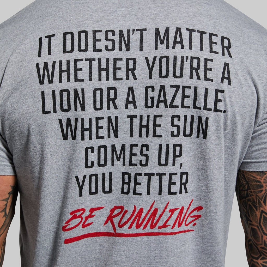 Modern Savage Tee (Heather Grey)