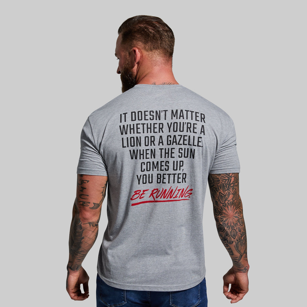 Modern Savage Tee (Heather Grey)
