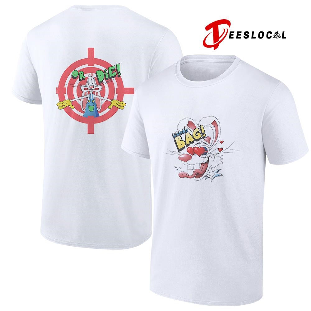 Bbno$ bag or die bunny cartoon mascot shirt