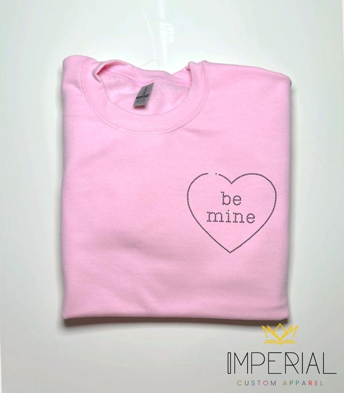 Be Mine BLING Valentines Day T-Shirt, Valentines Day Sweatshirt, Valentines Day Sweatshirt, VDay Sweatshirt Hoodie