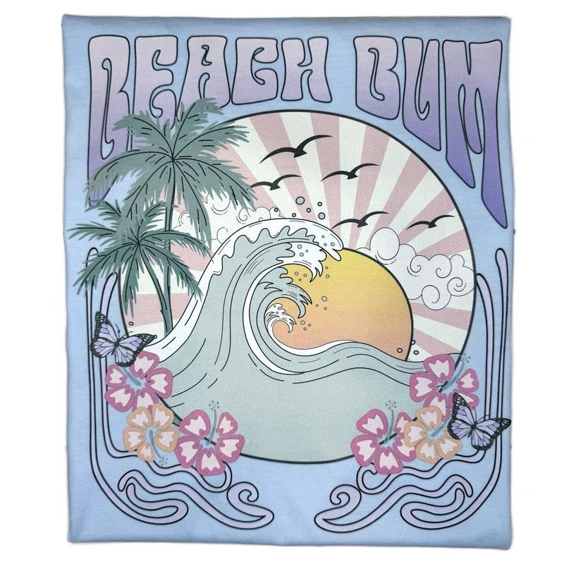 Beach Bum Graphic Tee, Summer Graphic Tee, Beach Bum T-Shirt Hoodie, Sweatshirt | PrintMintTees.com