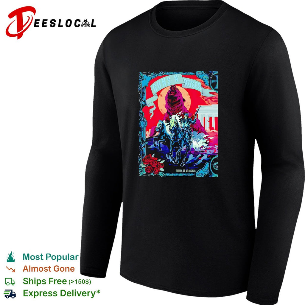 Bears Guns N Roses Berlin Germany Night at Uber Arena On 23 And 25 June 2026 shirt