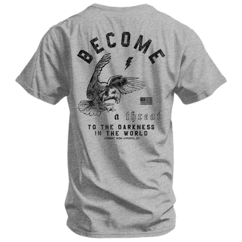 Become Threat Darkness Funny Shirt . Cotton T-Shirts, Hoodie, Sweatshirt