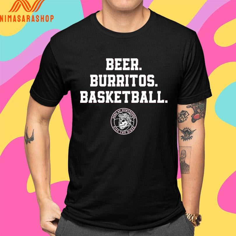 Beer Burritos Basketball Shirts