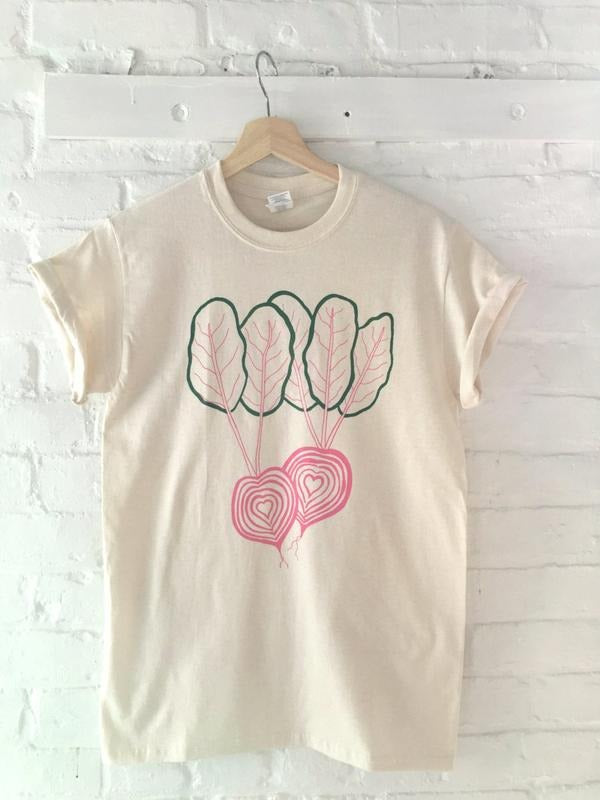 Beet Shirt, Graphic Tee, Vegetable Screen Print Shirt, Clothing Foodie Gift Hoodie Sweatshirt | PrintMintTees.com