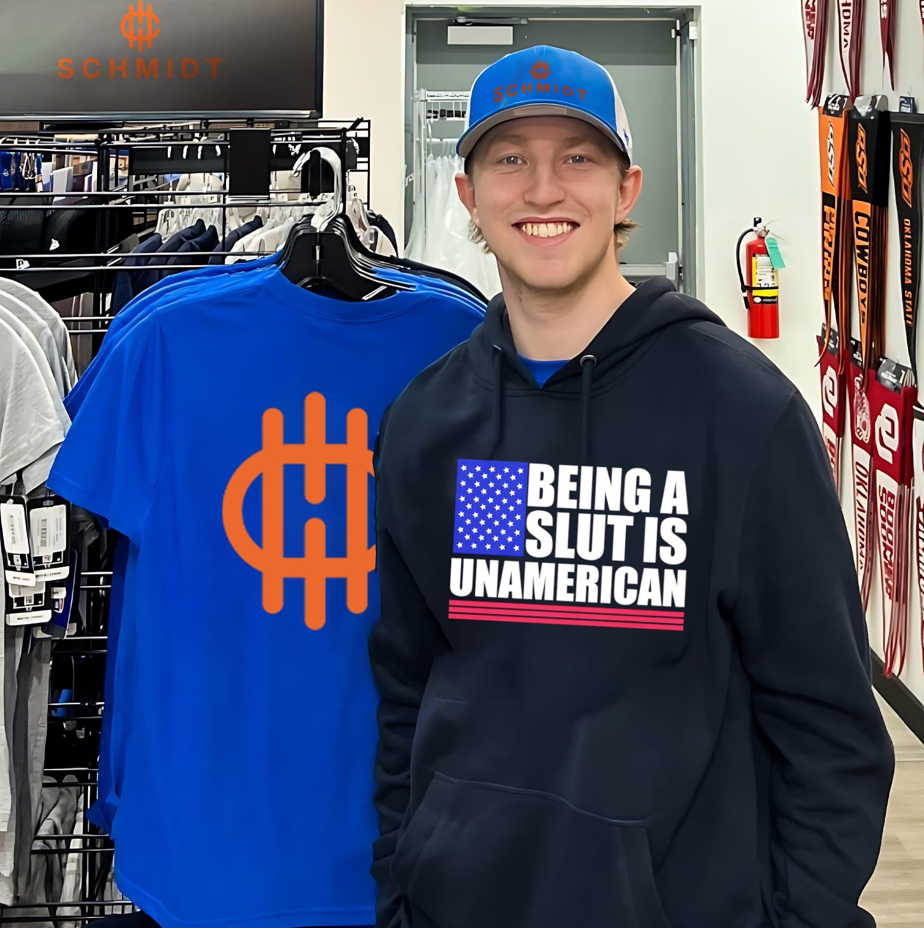 Being A Slut Is Unamerican Bold Patriotic Shirt