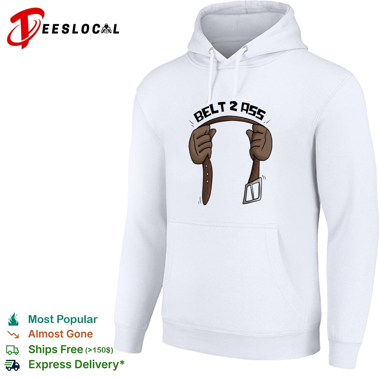 Belt 2 ass hands holding belt shirt