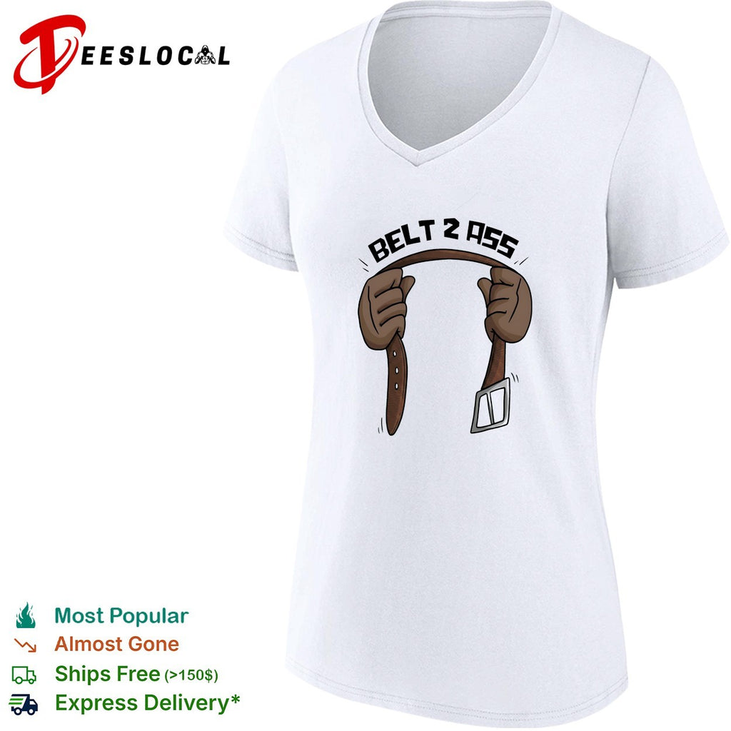 Belt 2 ass hands holding belt shirt