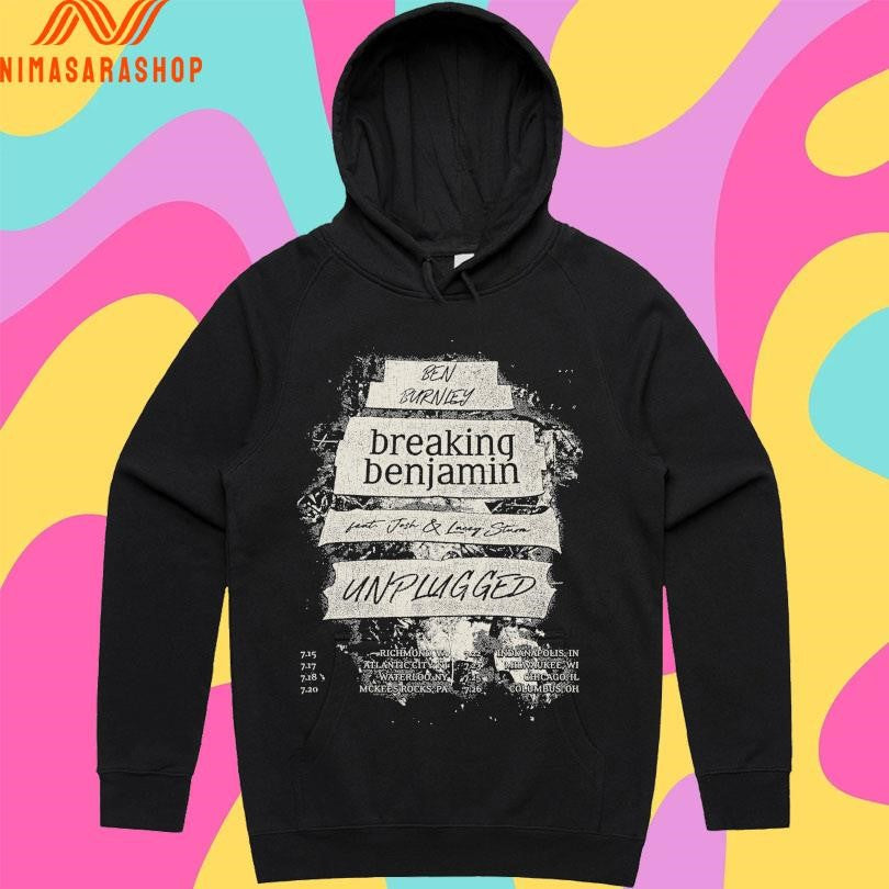 Ben Burnley Breaking Benjamin Feat Josh And Lacey Sturm Unplugged Tour Shirts