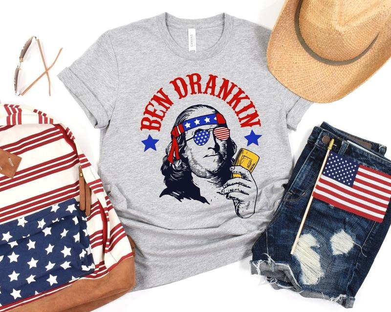 Ben Drankin Funny Fourth of July Shirt, 4th Of July Shirt, Funny Fourth of July Shirt Hoodie Sweatshirt | PrintMintTees.com