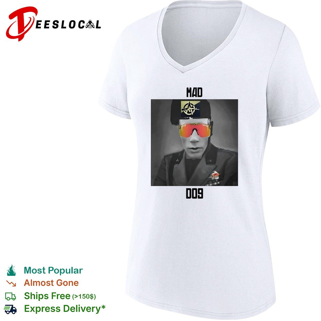 Benito Mussolini MAD D09 Anarcho Capitalist Pit Viper Sunglasses shirt