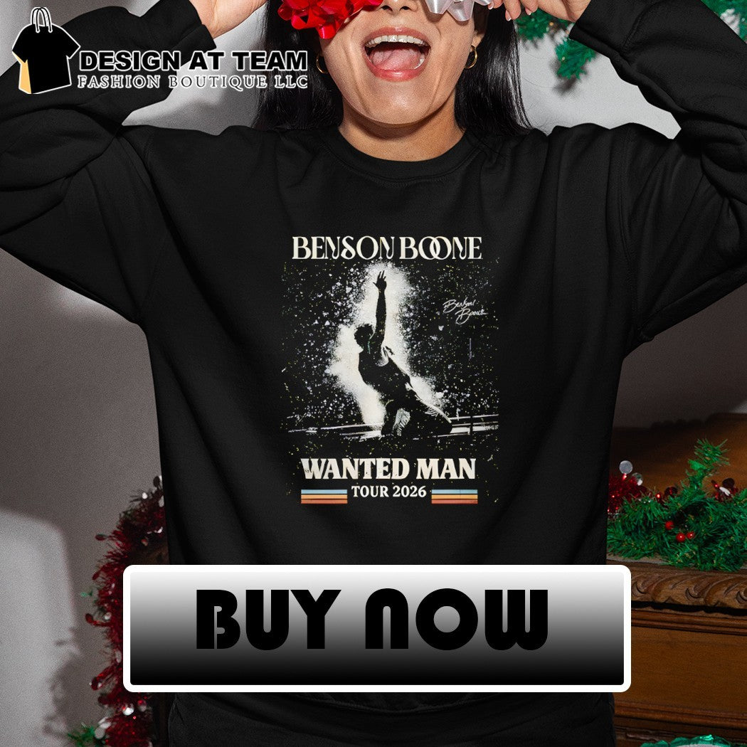 Benson Boone Wanted Man Tour 2026 signature vintage shirt