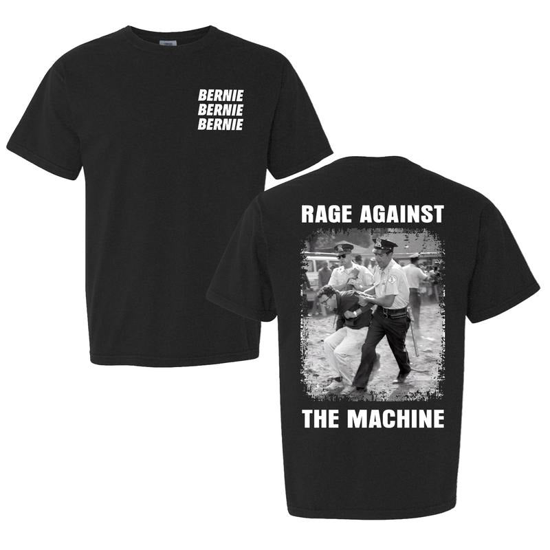 Bernie Rage Again The Machine 2 Sides Shirt, Fighting Oligarchy , Political, Broligarchy , AOC Fighting Oligarchy Tour...