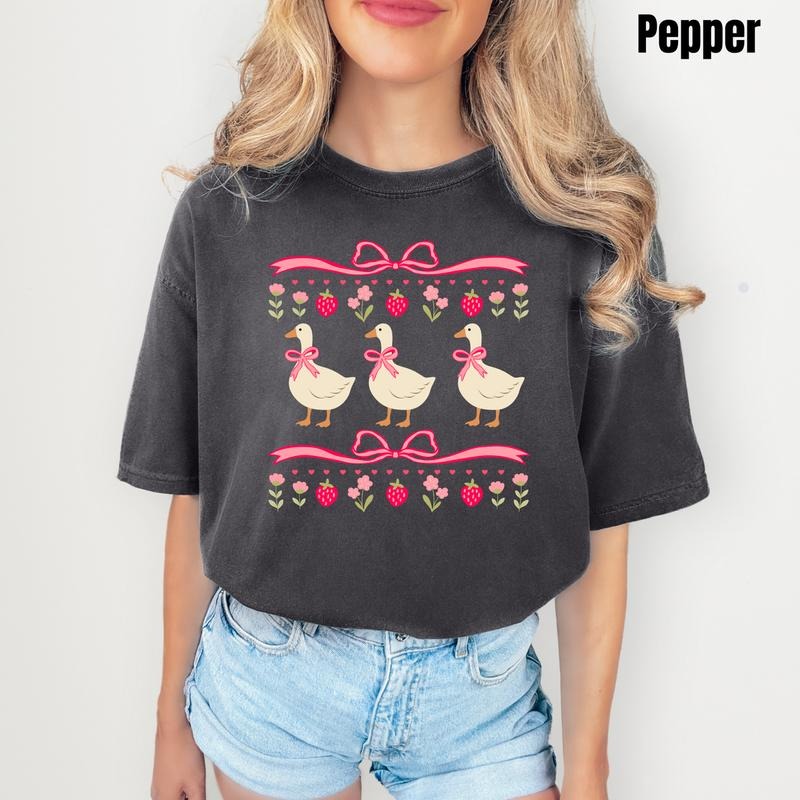 Berry Goose Trio Comfort Colors T-Shirt 'NLB' Hoodie, Sweatshirt | PrintMintTees.com