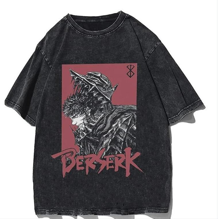 Berserker The Dog With No Pack Vintage Anime All Size T-shirt Menswear Top Underwear Tshirt Hoodie Sweatshirt
