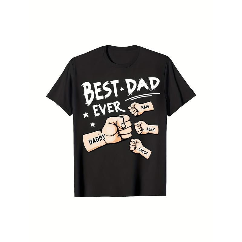 Best Dad Ever Gifts Personalized Fathers Day, Birthday Gifts For Dad From Daughter,  100% Cotton T-Shirt style 02 Hoodie...