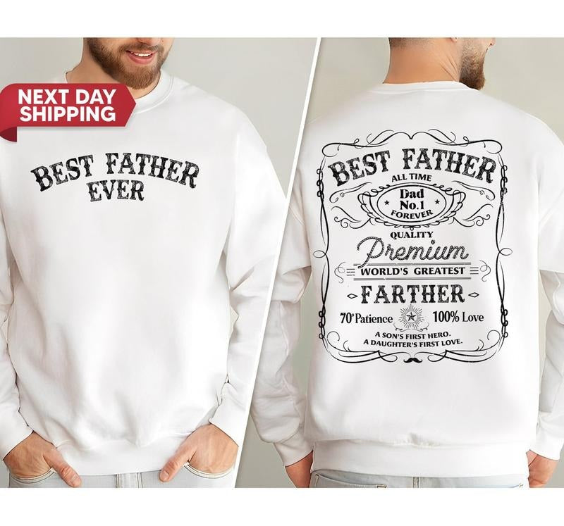 Best Father All Time shirt, Fathers Day Gift, Husband Shirt Humor Gift for Men, Funny Dad Shirt Father Shirt Hoodie...