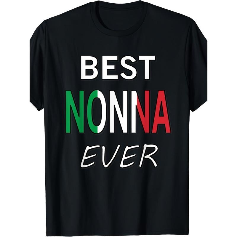 Best Nonna Ever T-Shirt Italian Pride Grandmother Gift T-Shirt Made in USA Hoodie Sweatshirt | PrintMintTees.com