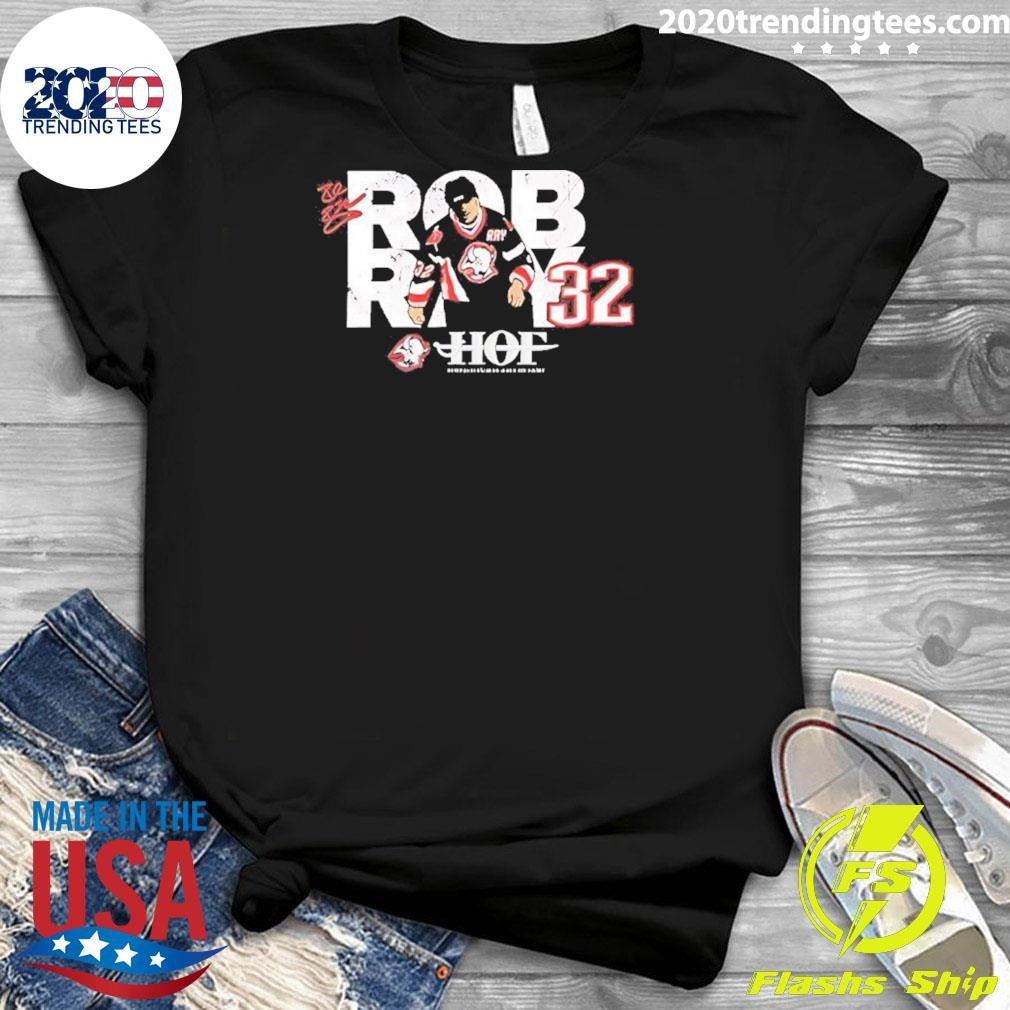 Rob Ray 32 Buffalo Sabres Hof Signature Shirt